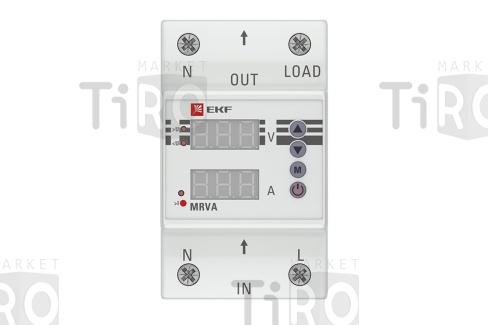 Реле напряжения и тока с дисплеем MRVA 32А EKF