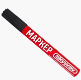 Маркер Skyway S03501002 универсальный с наконечником из фетра, цвет черный