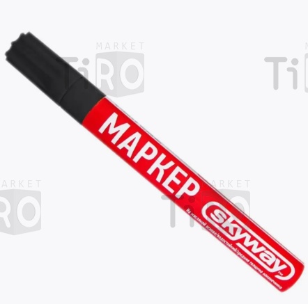 Маркер Skyway S03501002 универсальный с наконечником из фетра, цвет черный