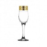 Набор бокалов для шампанского с рисунком "Греческий узор" EAV03-160/S, 6 предметов