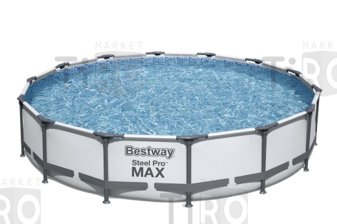 Бассейн каркасный Steel Pro Max 427х84см, Bestway 56595, с фильтр-насосом