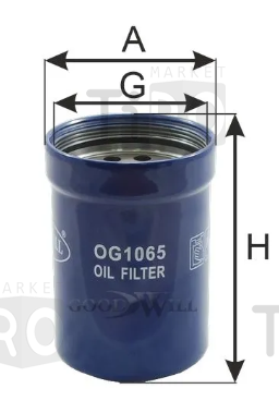 Фильтр масляный Goodwill OG 1065\RE504836 Фильтр масляный Goodwill OG 1065\RE504836