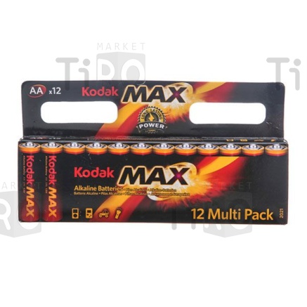 Батарейка Kodak Max LR6 пальчиковая 12 штук