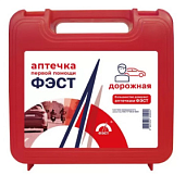 Аптечка первой помощи дорожная "Фэст" №2 Дорожная (футляр №6)