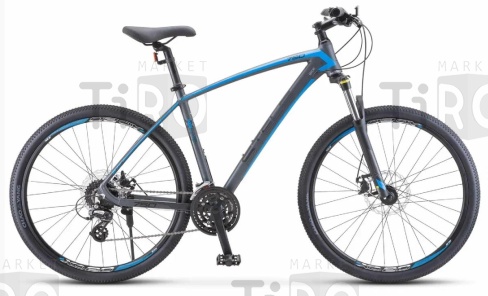 Велосипед Stels Navigator-750 27.5" MD (21" Антрацитовый/Синий) Велосипед Stels Navigator-750 27.5" MD (21" Антрацитовый/Синий)