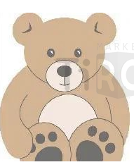 Коврик 80*80см. Dekorelle Velvet kids, VK003