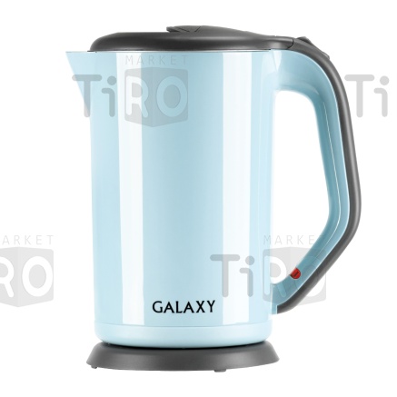 Чайник 1.7л, Galaxy GL-0330 дисковый 2000Вт, голубой