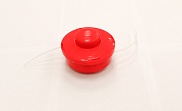 Катушка для бензо- и электротриммера с леской "круглая" D3мм, ударопрочный пластик, красная