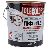 Краска Olecolor ПФ-115 шоколадная 0,5кг