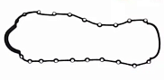 Прокладка поддона двигателя Elwis Royal 1046820\7700273486
