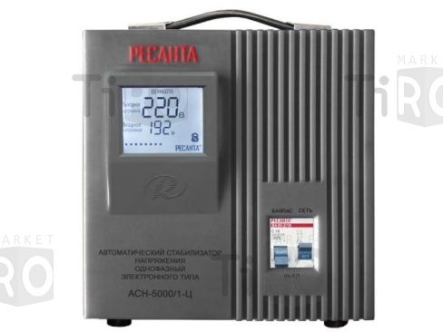 Стабилизатор Ресанта АСН-5000/1-Ц Стабилизатор Ресанта АСН-5000/1-Ц