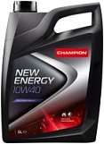 Масло моторное, полусинтетическое Champion New Energy 10W40, Acea: E7-16, API: CI-4/SL (5л) 