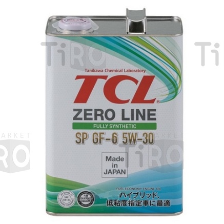 Моторное масло TCL Zero Line Fully Synth Fuel Economy SP GF-6 5w30, 4л