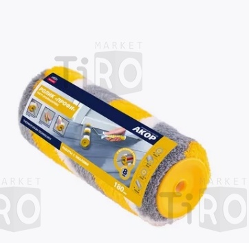 Ролик Акор Тигр, 180мм d-8мм. полиакрил