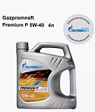 Cинтетическое моторное масло Gazpromneft Premium P 5W40 API SP/ACEA A3/B4, 4 л