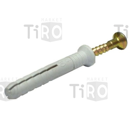 Дюбель-гвоздь 411К-6*40 потай (50шт.)