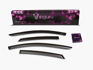 Дефлекторы на боковые стекла Chevrolet Niva (накладные/скотч) (к-т 4шт)