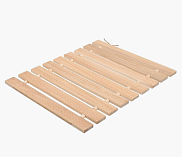 Коврик для сауны деревянный Банные штучки "Рогожка", 42х35х1см, липовая рейка