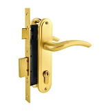 Замок врезной Нора-М 125-70мм СР хром