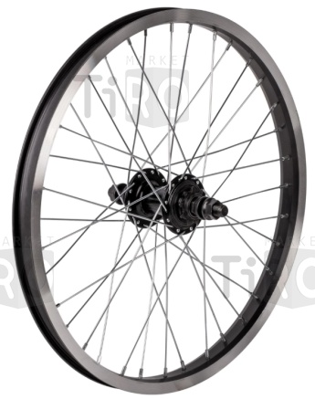 Колесо заднее 20" для BMX, двойной обод 36H, втулка, ось 14x175 мм, 9Т X126572