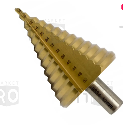 Сверло ступенчатое по металлу (4-12мм)