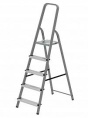 Стремянка алюминиевая Новая Высота 5 ступеней высота до рабочей площадки 1000мм, max. 150кг