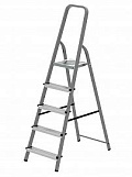 Стремянка алюминиевая Новая Высота 5 ступеней высота до рабочей площадки 1000мм, max. 150кг