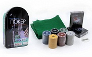 Покерный набор 6612 в жестяном коробе
