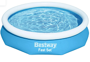 Бассейн с надувным бортом Bestway Fast Set, 305х66см, 3200л