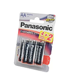 Батарейки Panasonic LR 6 Everyday Power BL*6 (4+2) (пальчиковые)