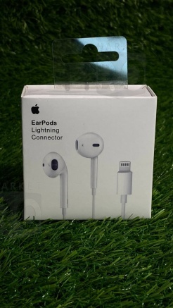 Наушники EarPods Lightning, hi-copy с микрофоном, цвет белый