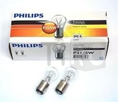 Лампа автомобильная P21/5W, 12V-21/5W (BAY15d) Philips 12499СР