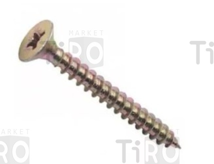 Саморез 009А-60-90 универсальный 6,0*90 (5шт.) желтый цинк