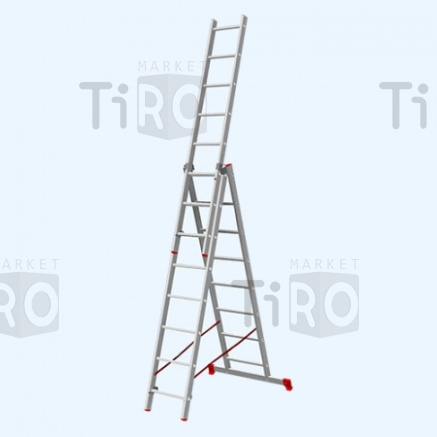 Лестница трехсекционная 3*8 Новая Высота NV200