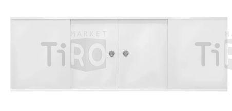 Экран-купе для ванны 1,49м, Белый