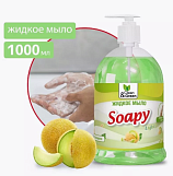 Мыло жидкое Clean&Green Soapy Light Зеленая дыня CG8238, 1л. с дозатором