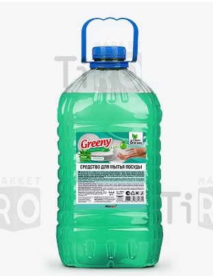 Средство для мытья посуды Clean&Green Grenny Light Алоэ вера CG8167, 5л