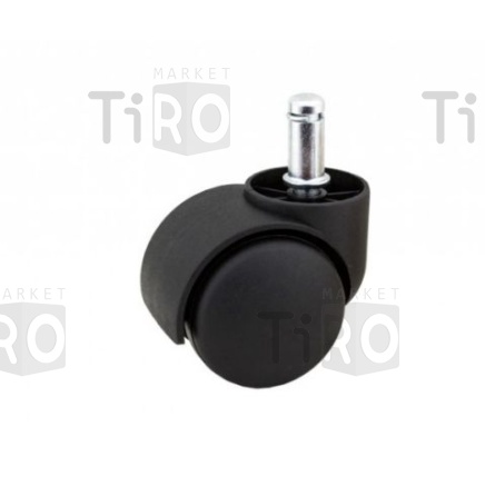 Колесо мебельное 50" 10.02.07 со штифтом 8мм, без стопора