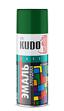 Эмаль Kudo KU-10081 аэрозольная универсальная алкидная зелёная (0,52л)