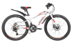 Велосипед Novatrack 24" Prime, Shimano 139755 алюминиевая рама 13", белый, 18 скоростей дисковый тормоз