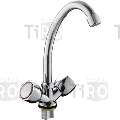 Смеситель для кухни Frap F4009-2, на гайке Смеситель для кухни Frap F4009-2, на гайке