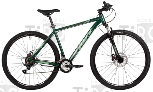 Bелосипед Foxx Caiman 29" 173960 зеленый, сталь, размер 18