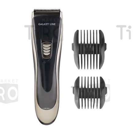 Машинка Galaxy GL-4165 для стрижки волос, 4 насадки, ножницы, белый, 220В