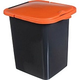 Контейнер для мусора Idea Пуро М2475, 18л. оранжевый