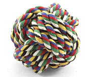 Игрушка для собак "Веревка-плетеный мяч", D-80мм