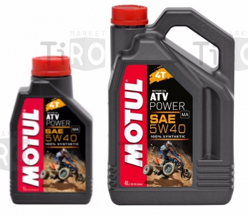 MOTUL ATV Power 4T 5w40 100% Synt.Ester 1л масло моторное