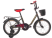 Велосипед BlackAqua 1404 DK-1404 с корзиной, хаки