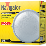 Светильник Navigator 94806 NBL-R1-100-E27/WH круг IP54