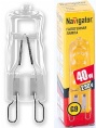 Лампа Navigator 94215 галогенная JCD9 40W/230V/G9 Лампа Navigator 94215 галогенная JCD9 40W/230V/G9