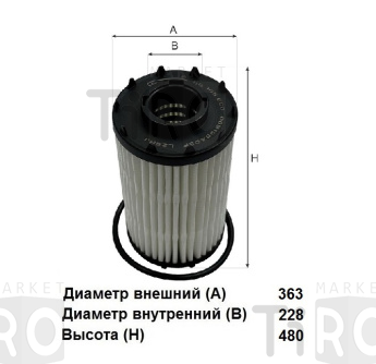 Фильтр масляный GoodWill OG 105 Eco\06M198405F